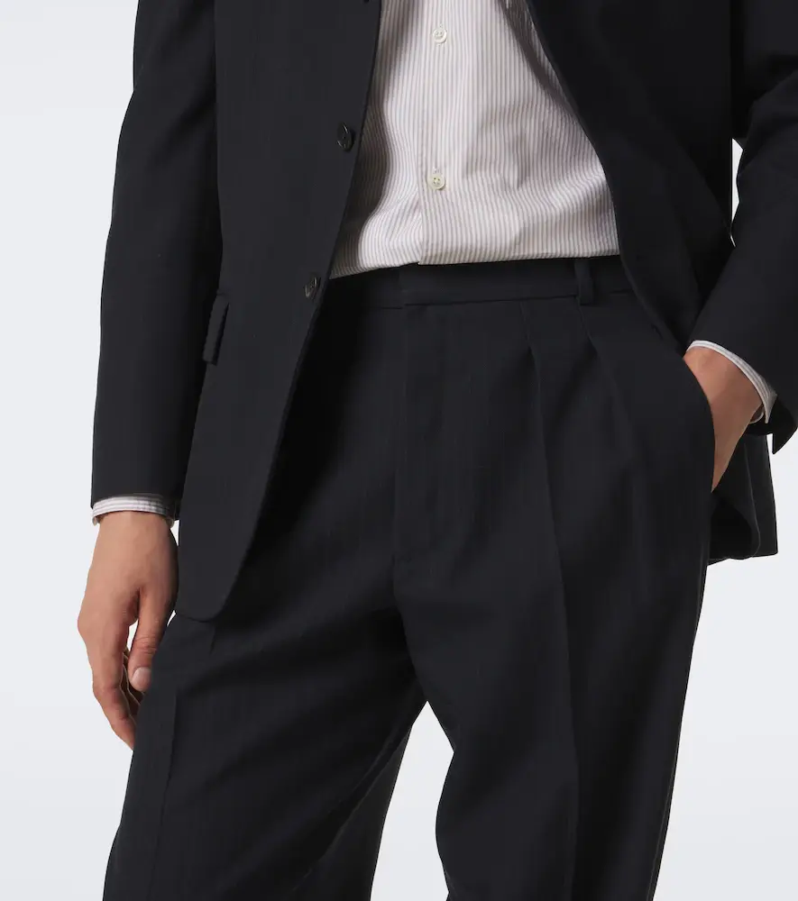 The Row Tavel pleated wool and cashmere straight pants | Thumbnail 5 The Row Tavel pleated wool and cashmere straight pants | Thumbnail 5