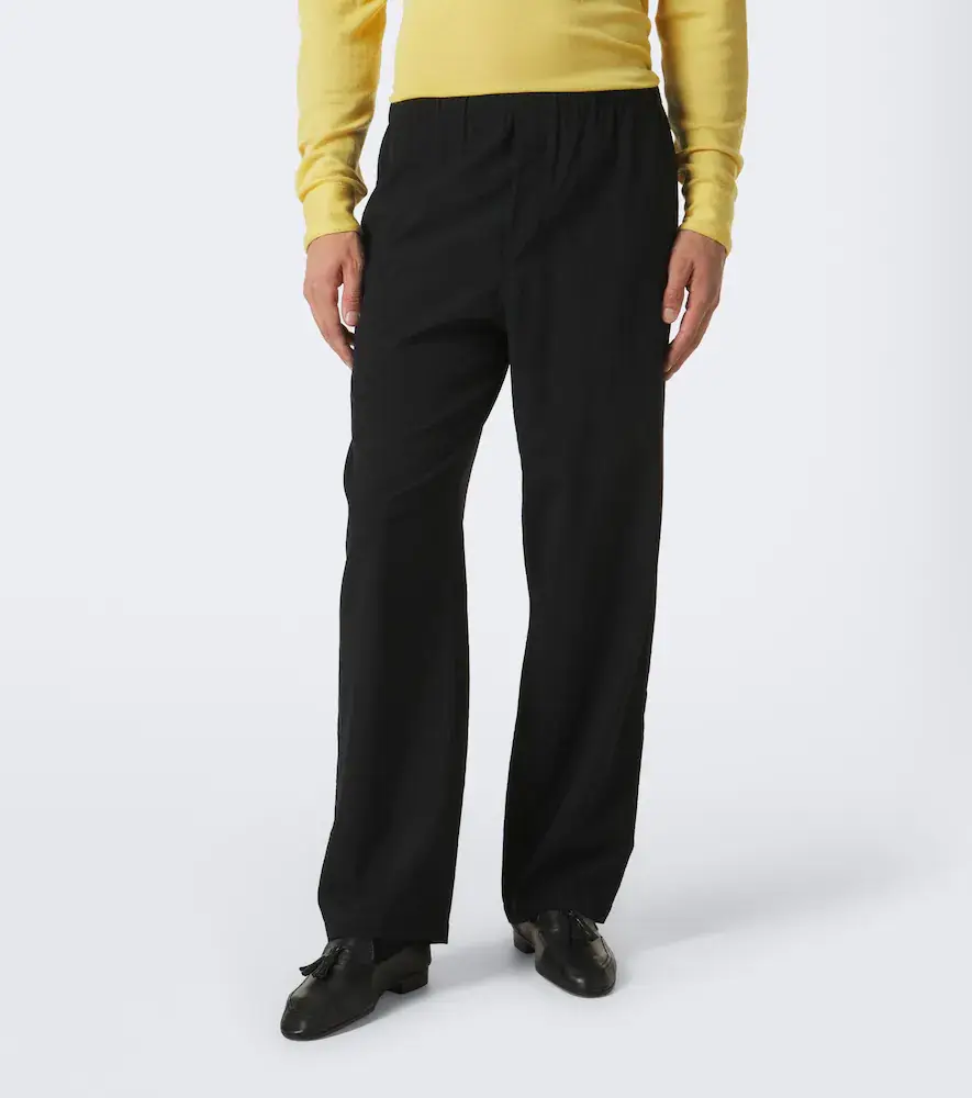 The Row Pascale wool twill wide-leg pants | Thumbnail 2 The Row Pascale wool twill wide-leg pants | Thumbnail 2
