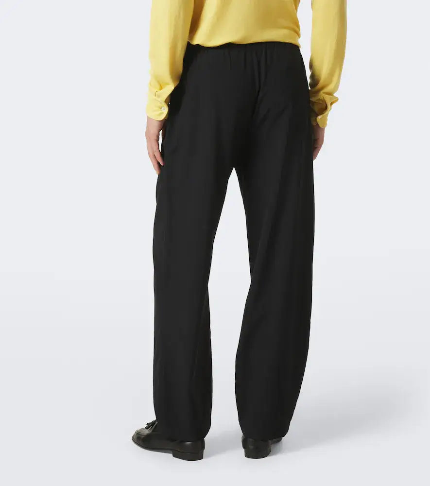 The Row Pascale wool twill wide-leg pants | Thumbnail 3 The Row Pascale wool twill wide-leg pants | Thumbnail 3