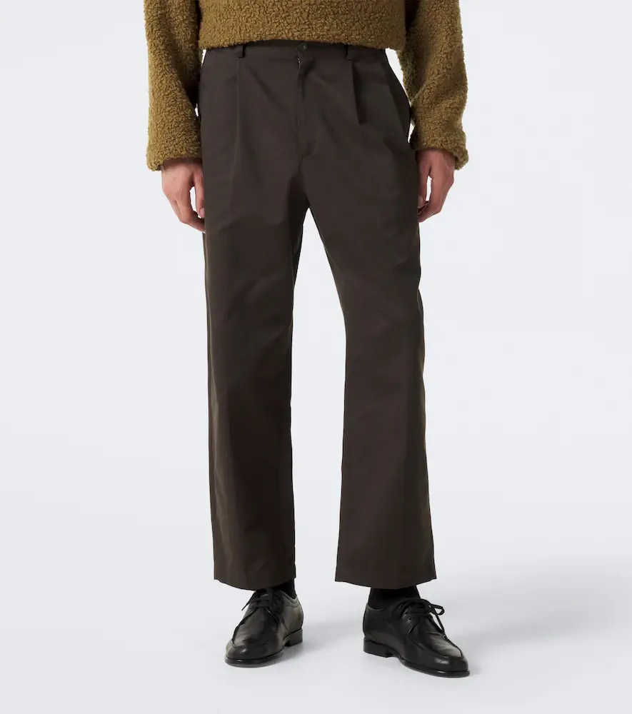 The Row Nesper pleated straight pants | Thumbnail 4 The Row Nesper pleated straight pants | Thumbnail 4