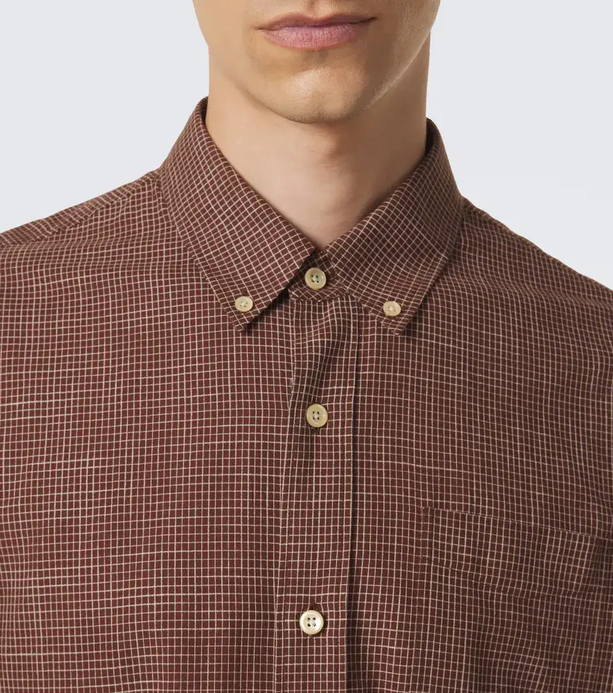 The Row Pompeo checked cotton flannel shirt | Thumbnail 2