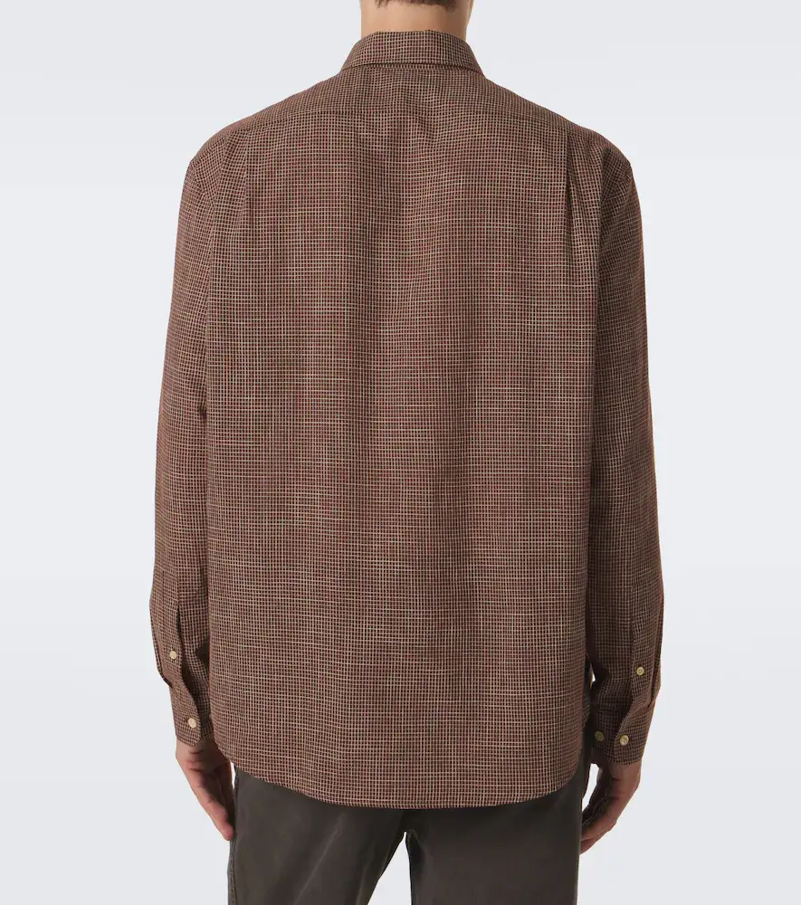 The Row Pompeo checked cotton flannel shirt | Thumbnail 3