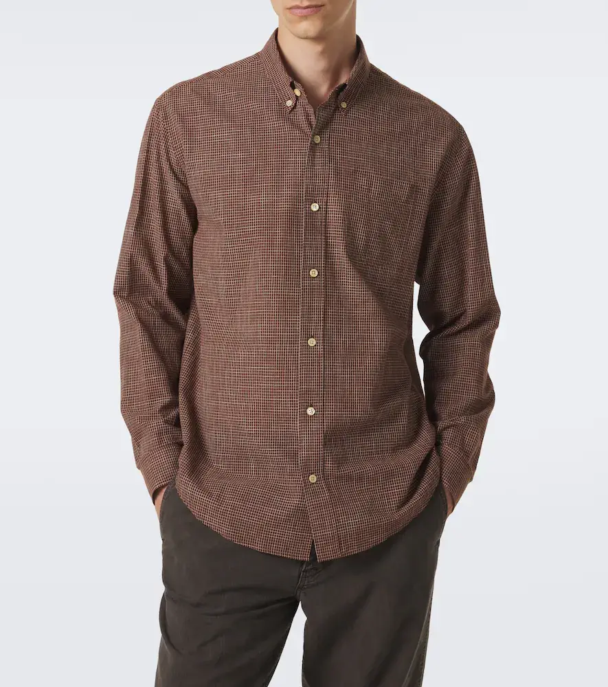 The Row Pompeo checked cotton flannel shirt | Thumbnail 6