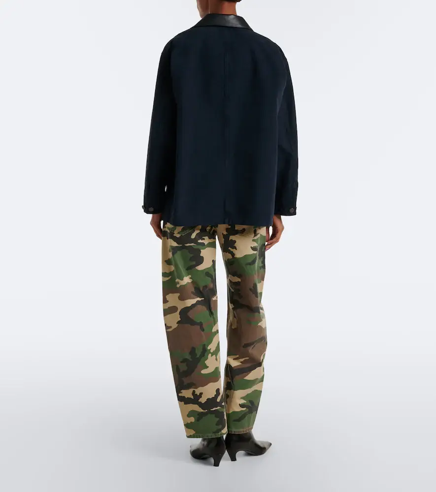 Nili Lotan Tribeca camouflage barrel-leg jeans | Thumbnail 3 Nili Lotan Tribeca camouflage barrel-leg jeans | Thumbnail 3