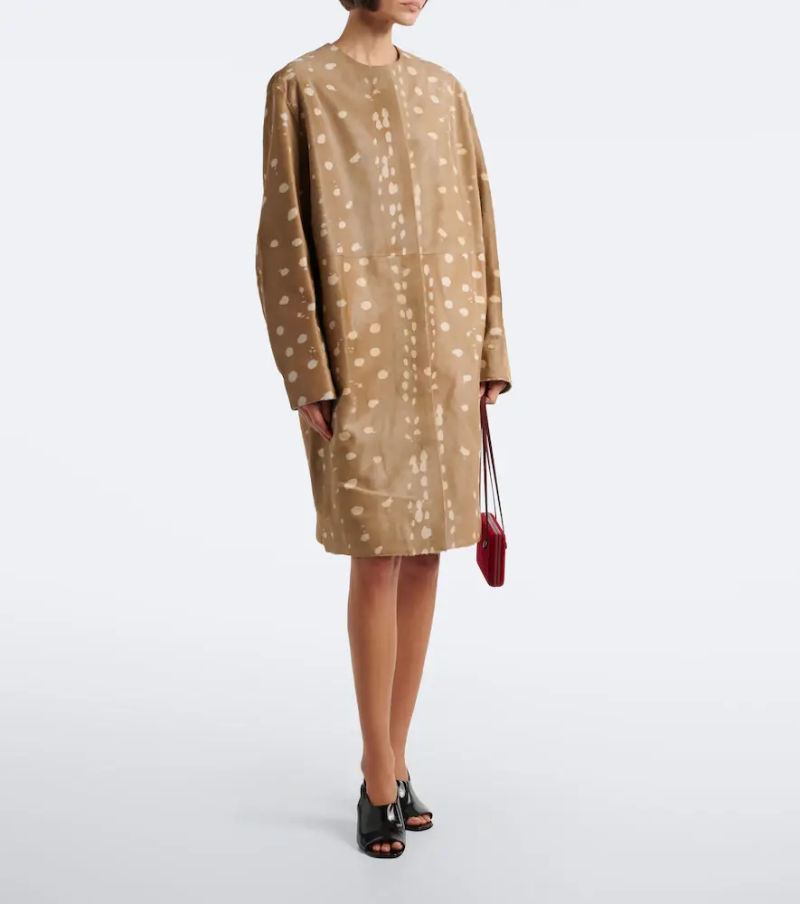Loulou de Saison Liza printed calf hair coat | Thumbnail 6 Loulou de Saison Liza printed calf hair coat | Thumbnail 6