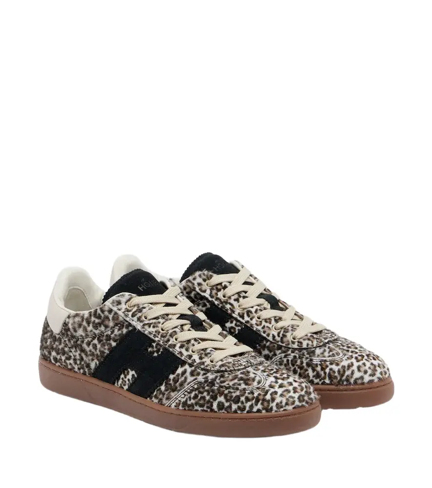 Hogan H647 printed calf hair sneakers