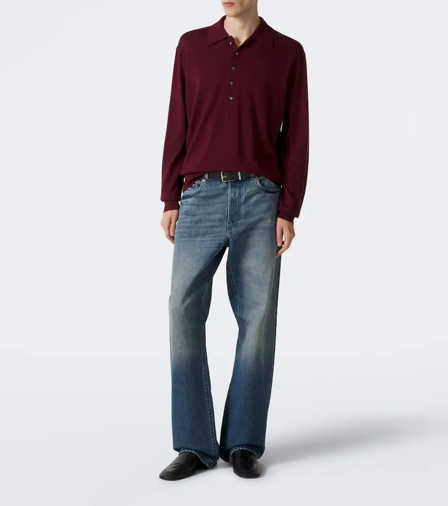 Dries Van Noten Wool polo sweater | Thumbnail 3 Dries Van Noten Wool polo sweater | Thumbnail 3