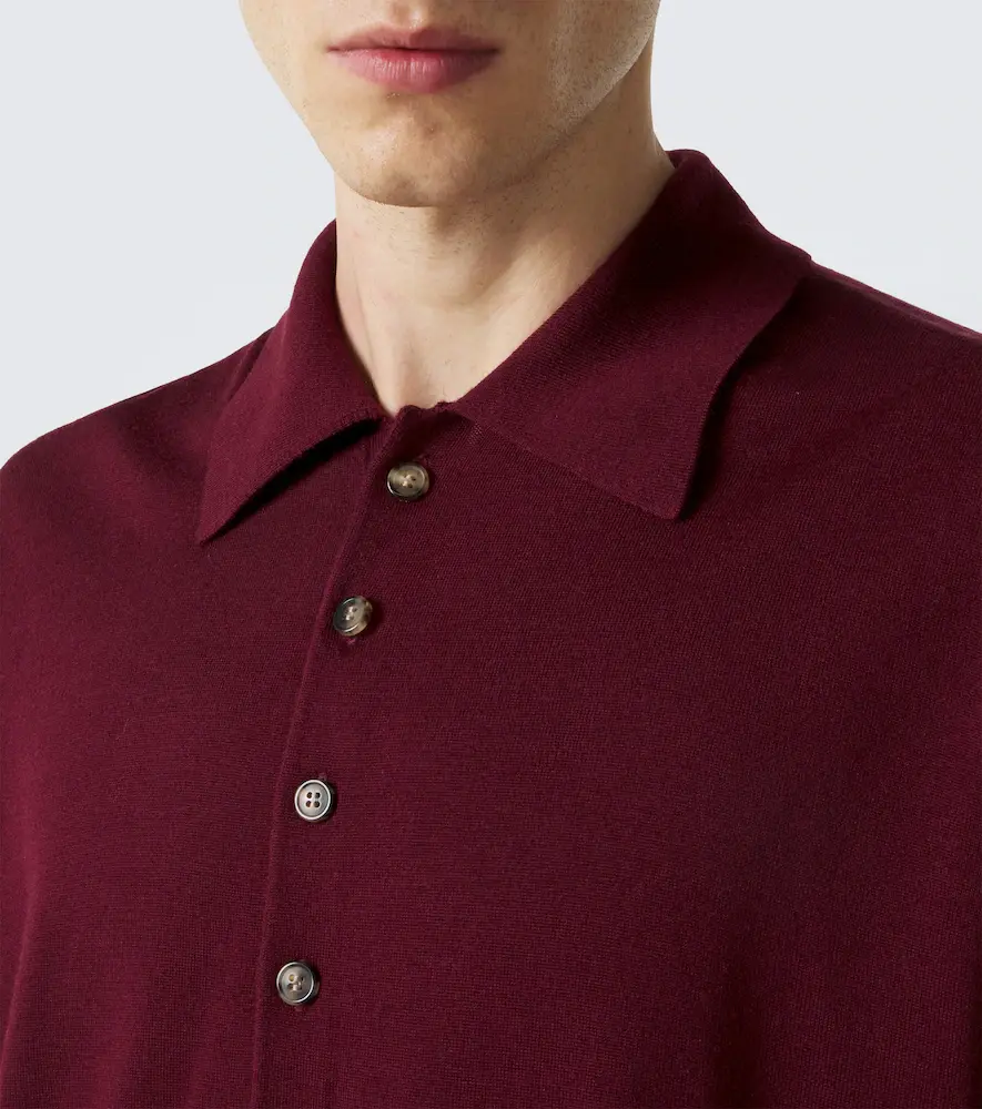 Dries Van Noten Wool polo sweater | Thumbnail 6 Dries Van Noten Wool polo sweater | Thumbnail 6