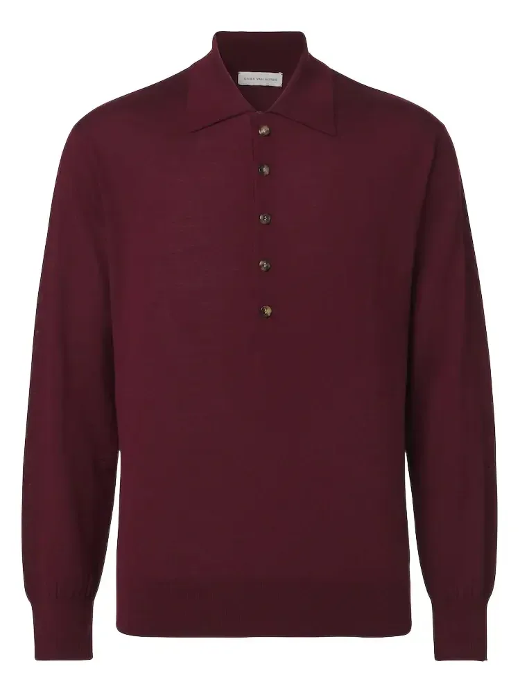 Wool polo sweater Wool polo sweater