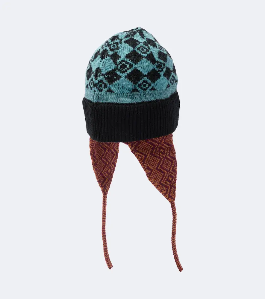 Dries Van Noten Jacquard wool beanie | Thumbnail 2 Dries Van Noten Jacquard wool beanie | Thumbnail 2