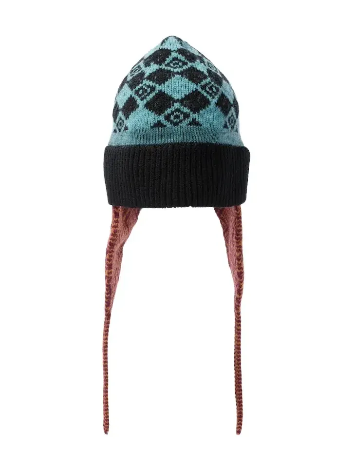 Jacquard wool beanie