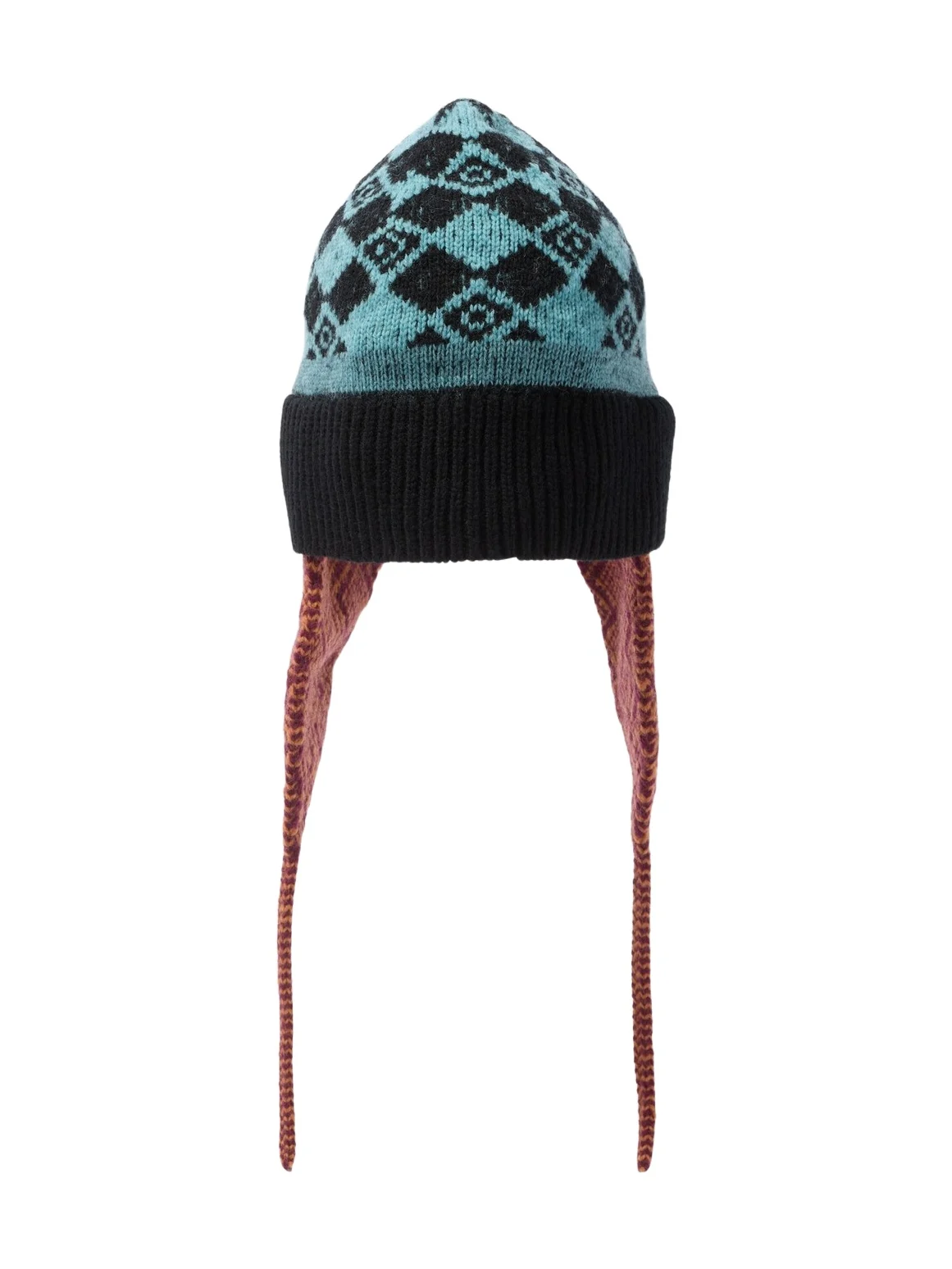 Jacquard wool beanie