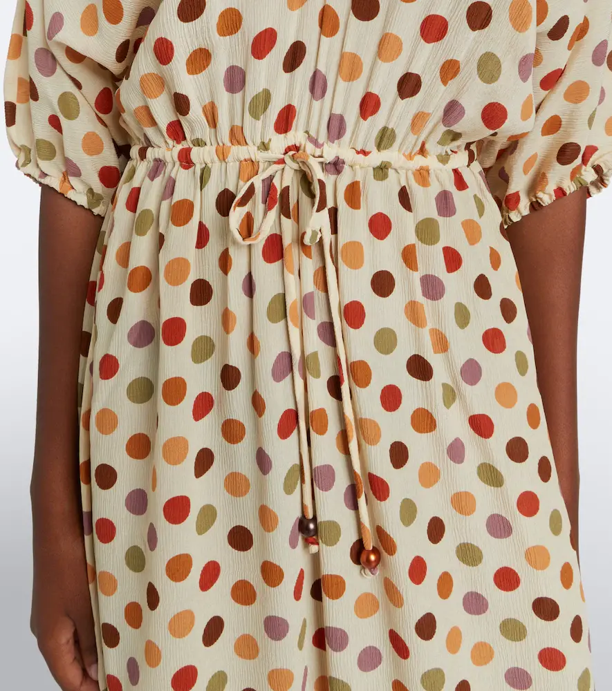 Eres Unexpected polka-dot silk midi dress | Thumbnail 3 Eres Unexpected polka-dot silk midi dress | Thumbnail 3