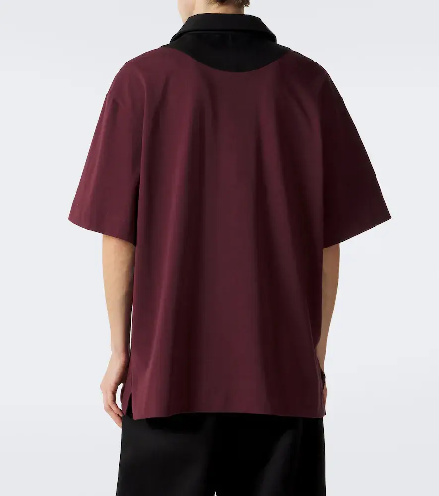Simone Rocha Lace-up cotton polo shirt | Thumbnail 2 Simone Rocha Lace-up cotton polo shirt | Thumbnail 2