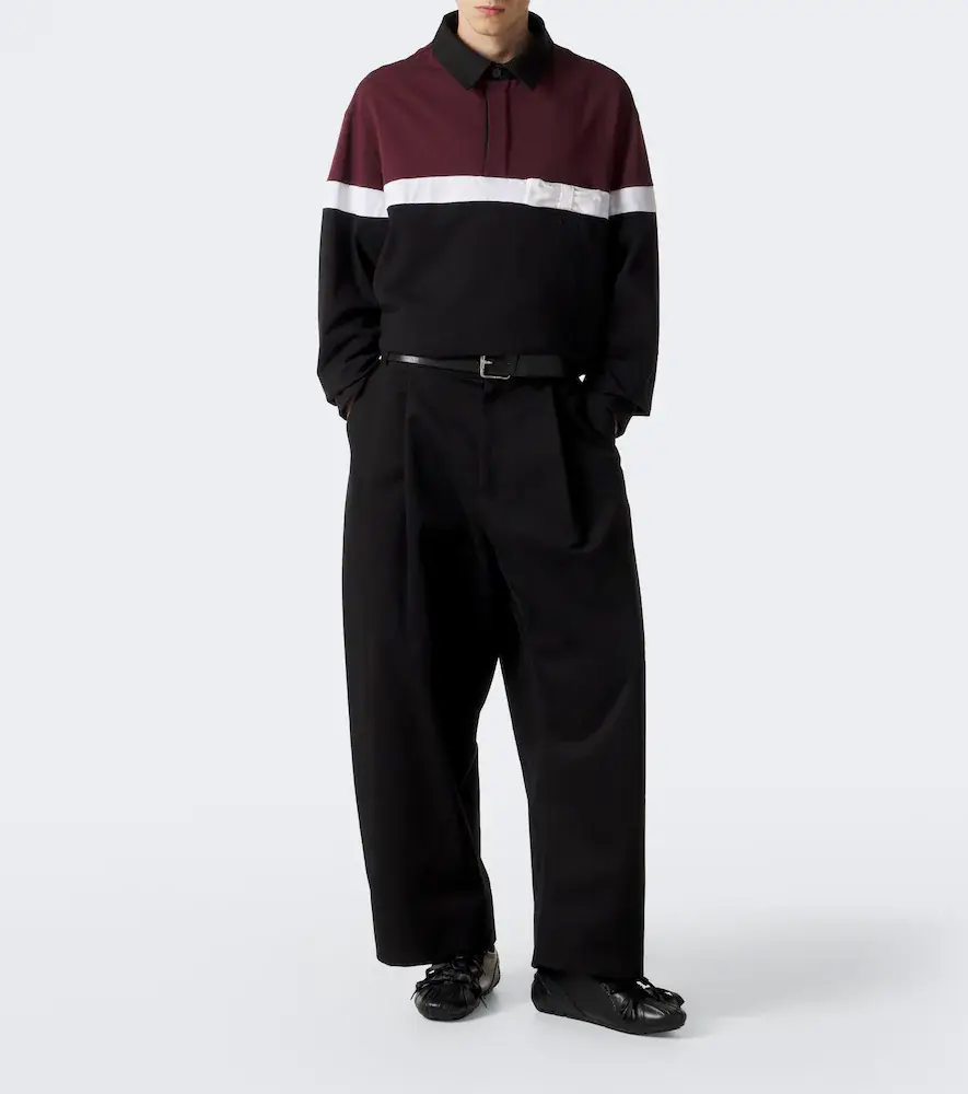 Simone Rocha Bow-detail cotton polo shirt | Thumbnail 2