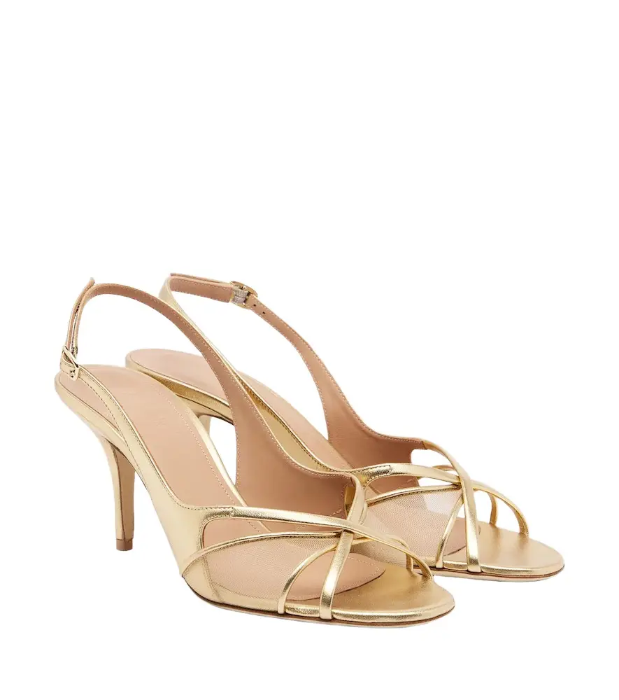 Malone Souliers Petra leather and mesh slingback sandals | Image 1 Malone Souliers Petra leather and mesh slingback sandals | Image 1