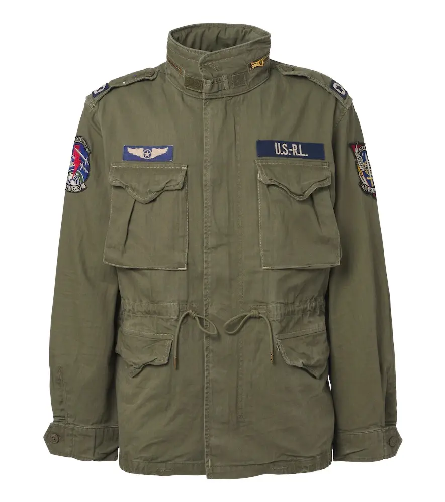 Polo Ralph Lauren Iconic patch-appliqué cotton field jacket | Image 1 Polo Ralph Lauren Iconic patch-appliqué cotton field jacket | Image 1