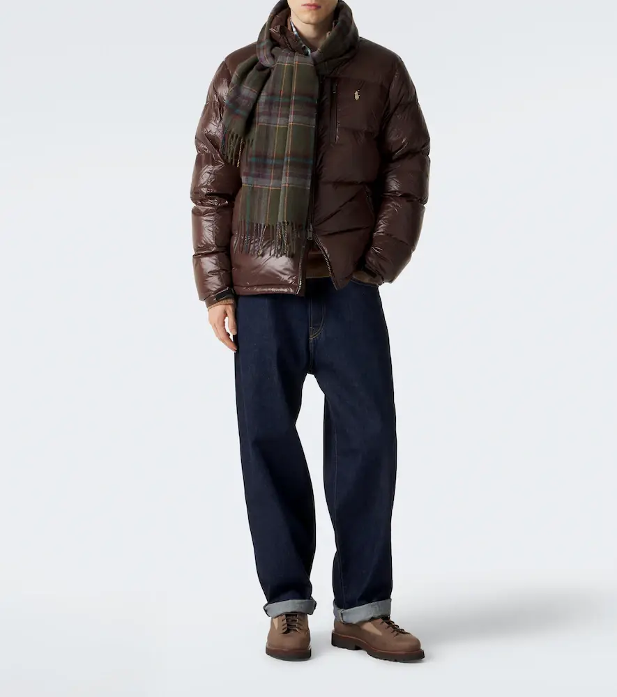 Polo Ralph Lauren Checked fringed wool scarf | Thumbnail 2 Polo Ralph Lauren Checked fringed wool scarf | Thumbnail 2