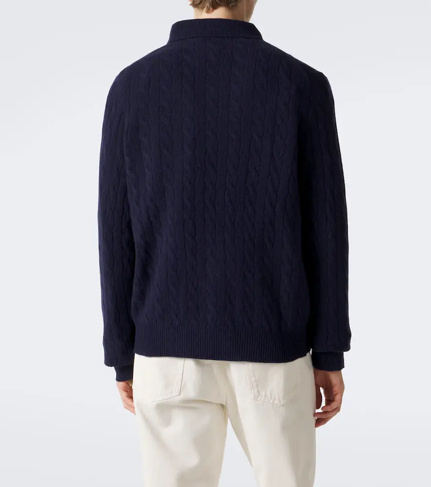 Polo Ralph Lauren Cable-knit wool and cashmere polo sweater | Thumbnail 5 Polo Ralph Lauren Cable-knit wool and cashmere polo sweater | Thumbnail 5