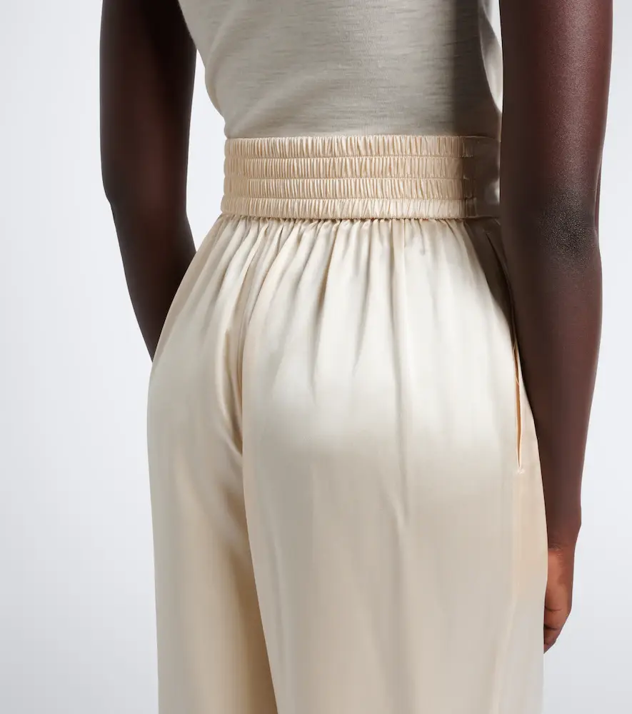 Joseph Dijon silk satin wide-leg pants | Thumbnail 3 Joseph Dijon silk satin wide-leg pants | Thumbnail 3