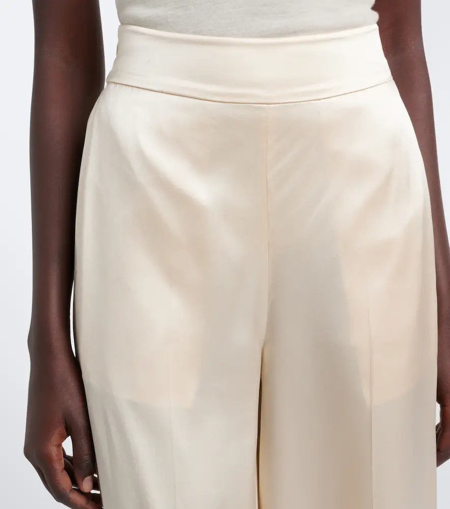 Joseph Dijon silk satin wide-leg pants | Thumbnail 4 Joseph Dijon silk satin wide-leg pants | Thumbnail 4