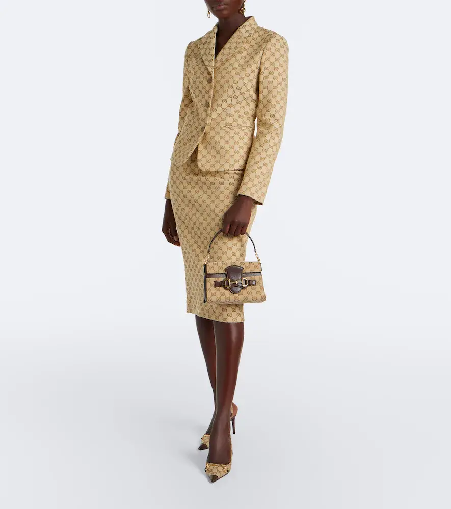 Gucci Horsebit Duomo Small GG canvas top-handle bag | Thumbnail 7 Gucci Horsebit Duomo Small GG canvas top-handle bag | Thumbnail 7