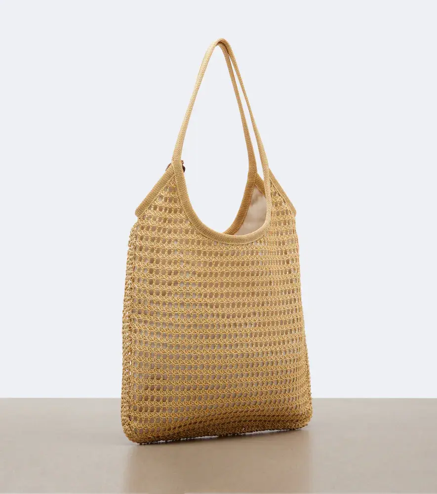 Miu Miu Ivy crochet raffia-effect shopper | Thumbnail 2 Miu Miu Ivy crochet raffia-effect shopper | Thumbnail 2