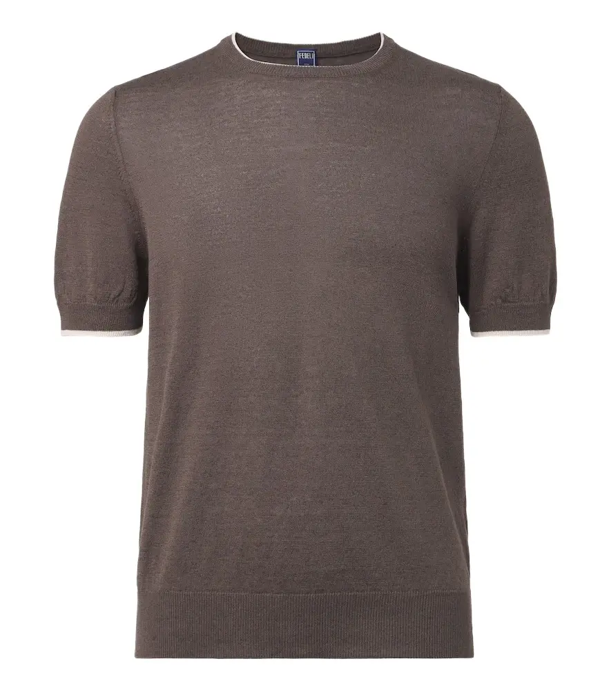 Fedeli Knitted linen and cotton sweater | Image 1 Fedeli Knitted linen and cotton sweater | Image 1