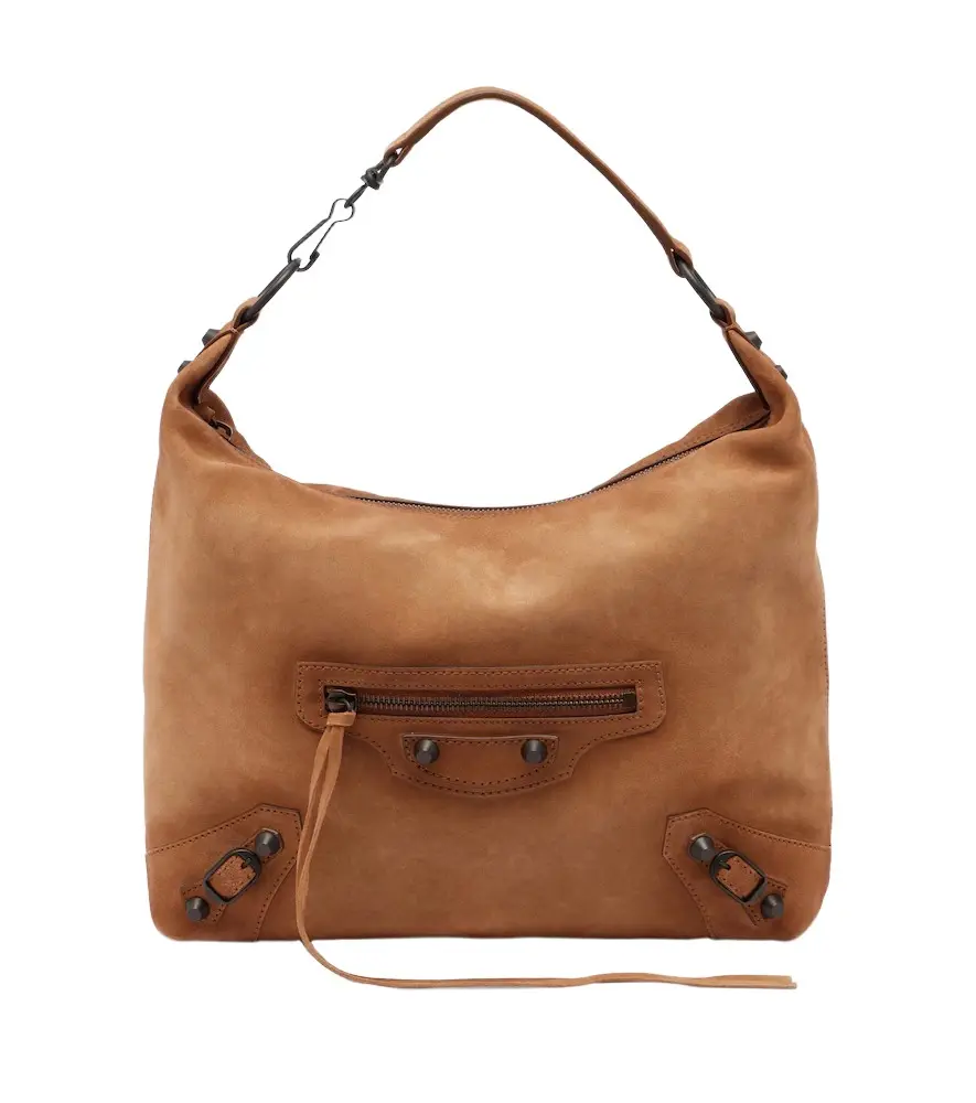 Balenciaga Le City Small suede shoulder bag | Image 1 Balenciaga Le City Small suede shoulder bag | Image 1