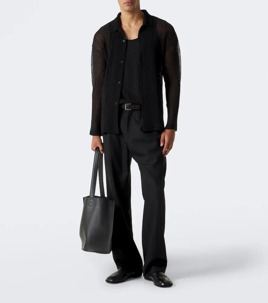 Homme Plissé Issey Miyake Homme Plissé Issey Miyake Rustic Mesh pleated shirt | Thumbnail 5 Homme Plissé Issey Miyake Homme Plissé Issey Miyake Rustic Mesh pleated shirt | Thumbnail 5