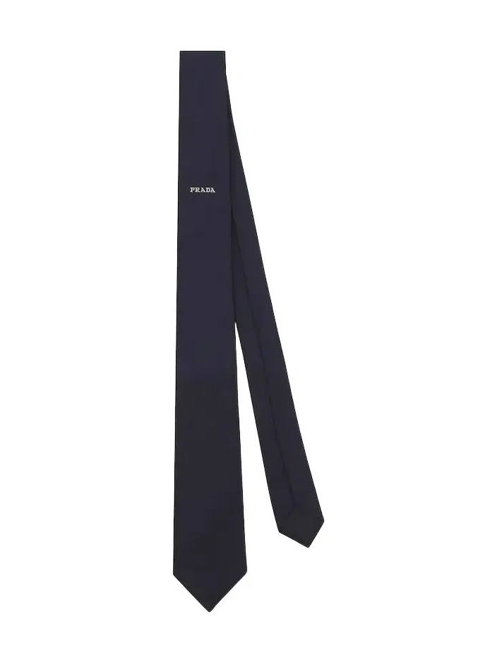 Logo silk tie Logo silk tie
