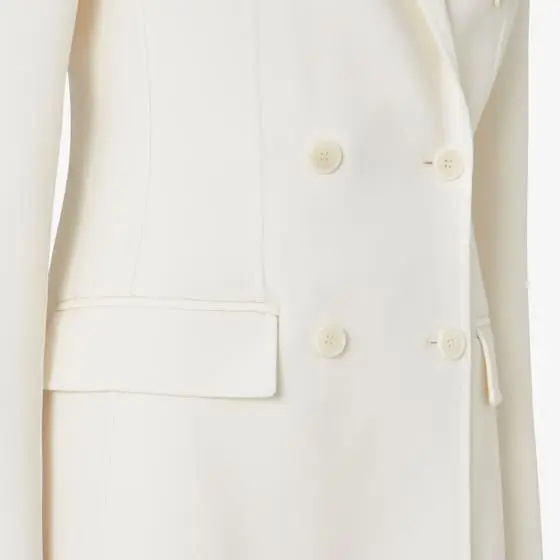 Fendi Tailored-style double-breasted blazer featuring | Thumbnail 3 Fendi Tailored-style double-breasted blazer featuring | Thumbnail 3