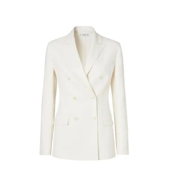 Fendi Tailored-style double-breasted blazer featuring | Image 1 Fendi Tailored-style double-breasted blazer featuring | Image 1