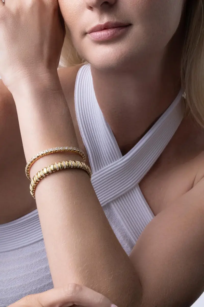 Zydo Diamond Alternating Stretch Bracelet | Thumbnail 3