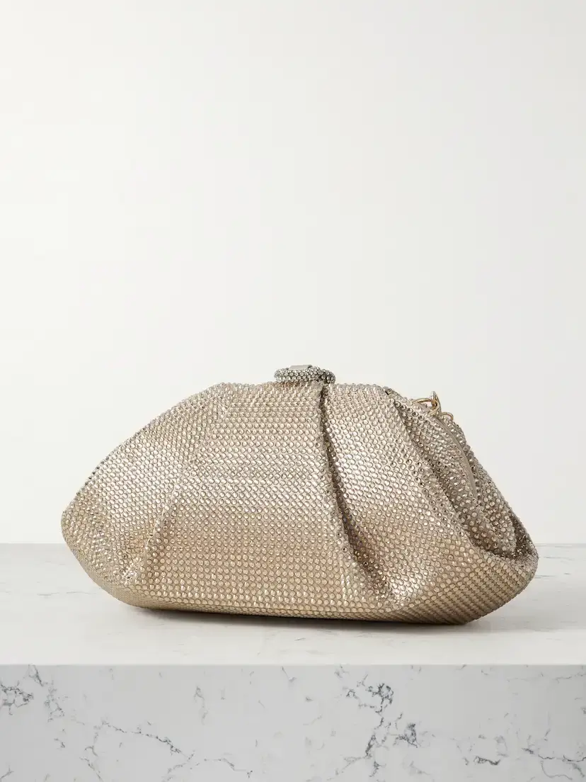 Judith Leiber Couture Gemma Crystal-embellished Satin Clutch | Thumbnail 3 Judith Leiber Couture Gemma Crystal-embellished Satin Clutch | Thumbnail 3