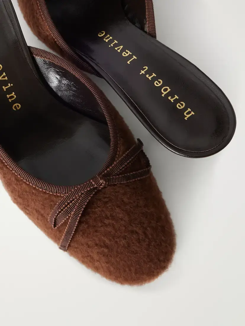 Herbert Levine 24/7 50 Bow-detail Shearling Mules | Thumbnail 5 Herbert Levine 24/7 50 Bow-detail Shearling Mules | Thumbnail 5