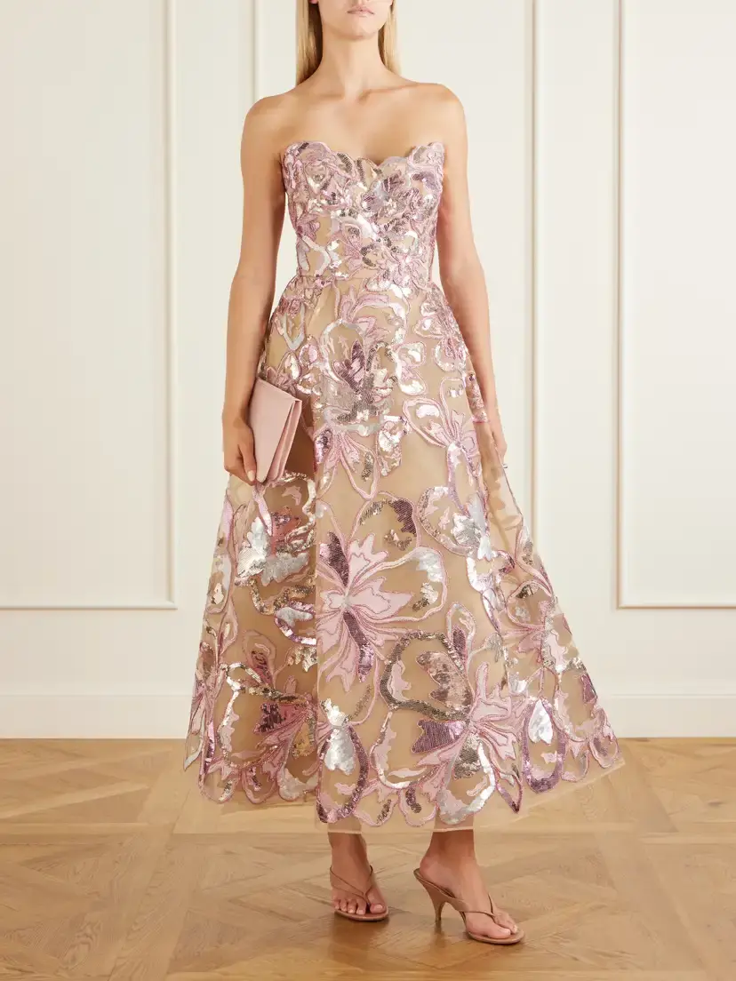 Elie Saab Sequin-embellished Tulle Gown | Thumbnail 2