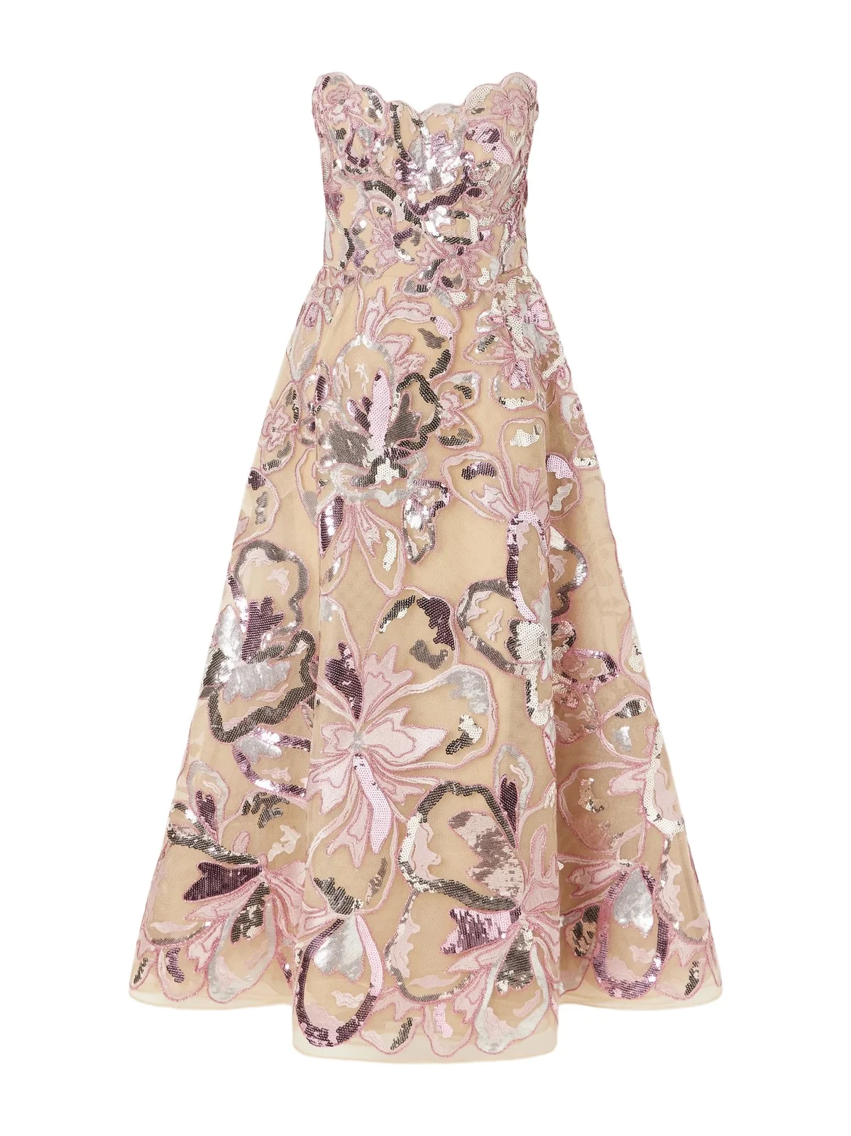 Sequin-embellished Tulle Gown Sequin-embellished Tulle Gown