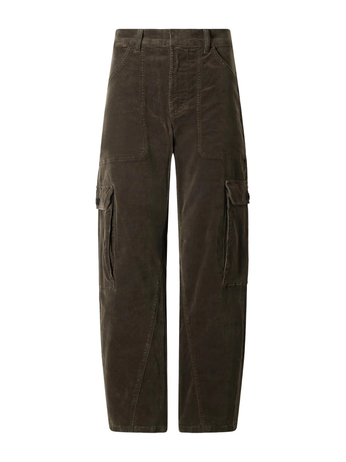Thassos Twsited Seam Utility Corduroy Cotton-blend Mid-rise Wide-leg Cargo Pants Thassos Twsited Seam Utility Corduroy Cotton-blend Mid-rise Wide-leg Cargo Pants