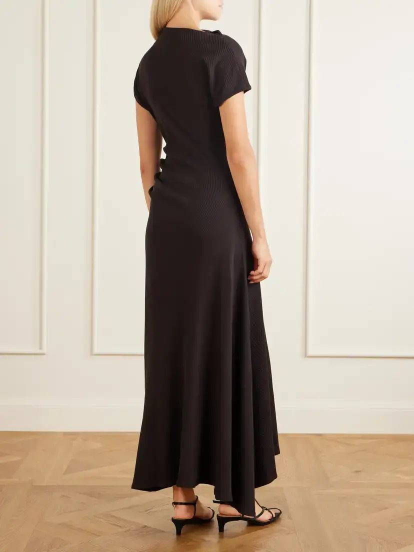 Citizens of Humanity Kira Sculptural Ribbed Organic Cotton-blend Maxi Dress | Thumbnail 3 Citizens of Humanity Kira Sculptural Ribbed Organic Cotton-blend Maxi Dress | Thumbnail 3