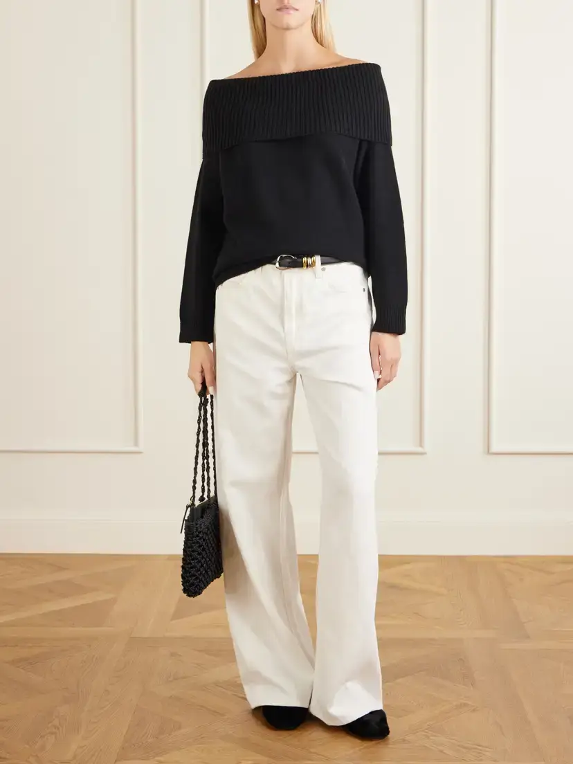 Loulou de Saison Sibyl Turtleneck Cashmere-blend Sweater | Thumbnail 2 Loulou de Saison Sibyl Turtleneck Cashmere-blend Sweater | Thumbnail 2