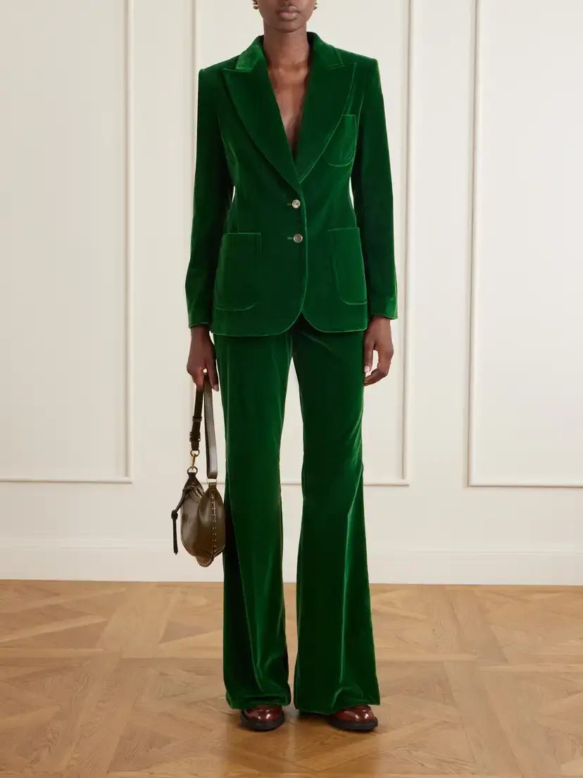 Etro Stretch-cotton Velvet Blazer | Thumbnail 2 Etro Stretch-cotton Velvet Blazer | Thumbnail 2