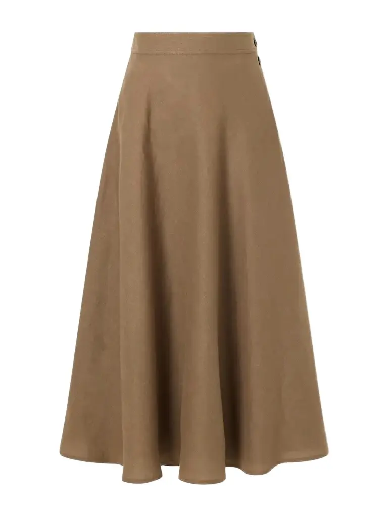 Ralph Lauren Collection Kenzie Linen Maxi Skirt | Image 1 Ralph Lauren Collection Kenzie Linen Maxi Skirt | Image 1