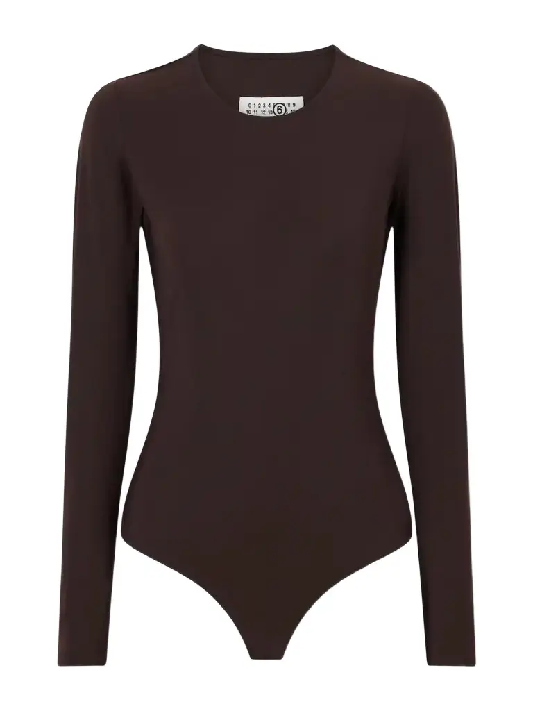 MM6 MAISON MARGIELA Stretch-jersey Bodysuit | Image 1 MM6 MAISON MARGIELA Stretch-jersey Bodysuit | Image 1