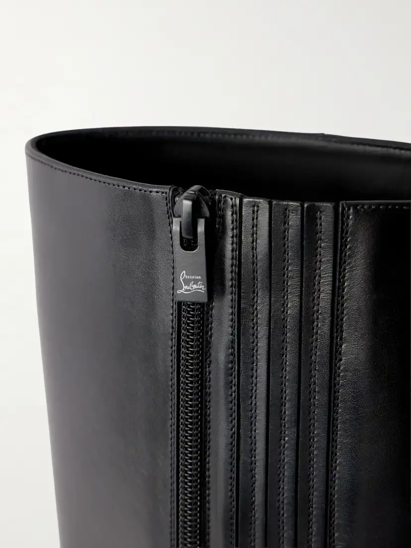Christian Louboutin Miss Z Botta 80 Leather Knee Boots | Thumbnail 5