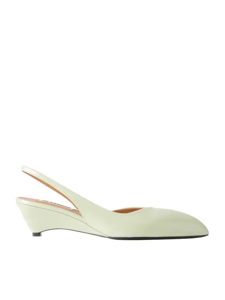 Arc Patent Leather Sandals