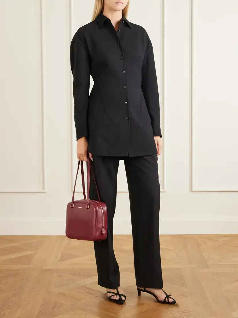 Jil Sander Vision Mini Leather Tote | Thumbnail 3