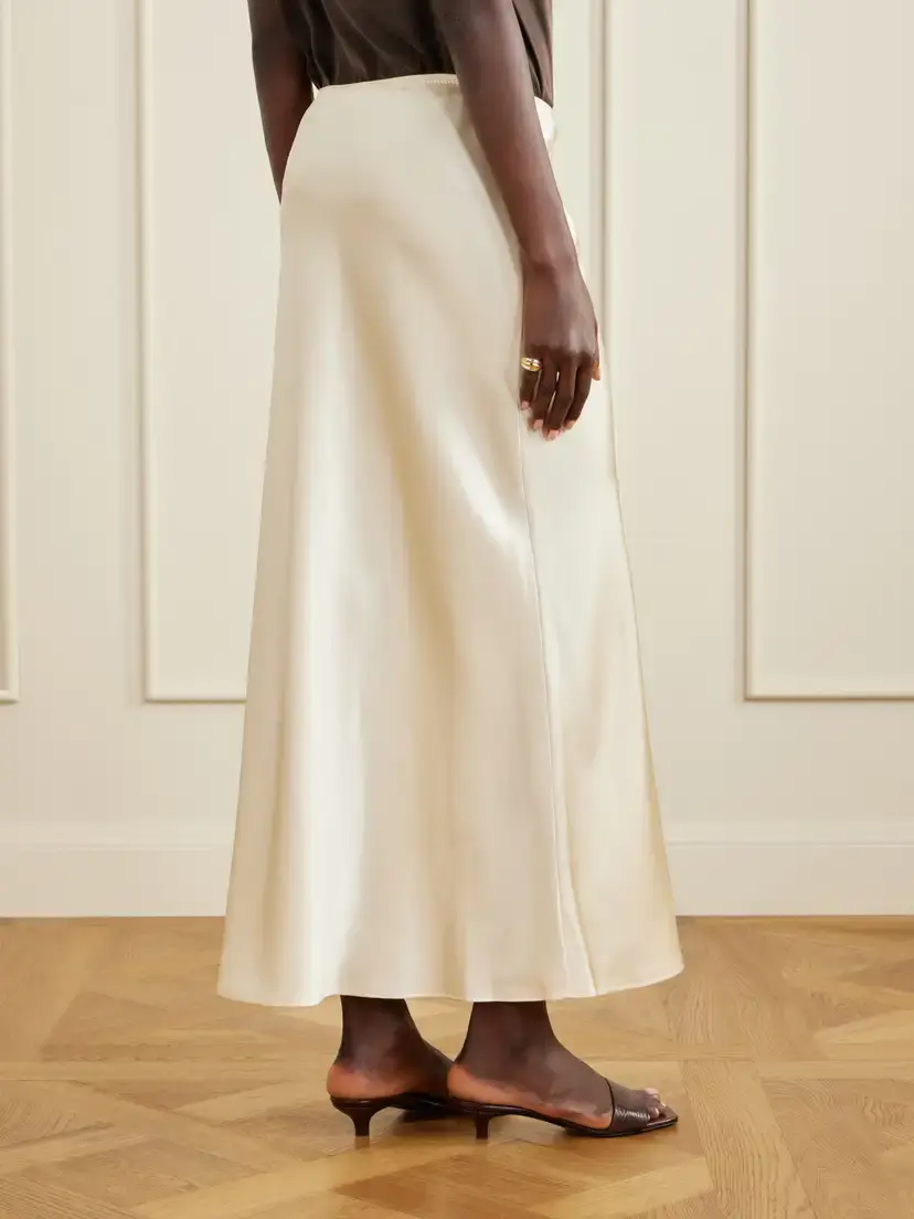 Joseph Isaak Silk-satin Maxi-skirt | Thumbnail 4 Joseph Isaak Silk-satin Maxi-skirt | Thumbnail 4