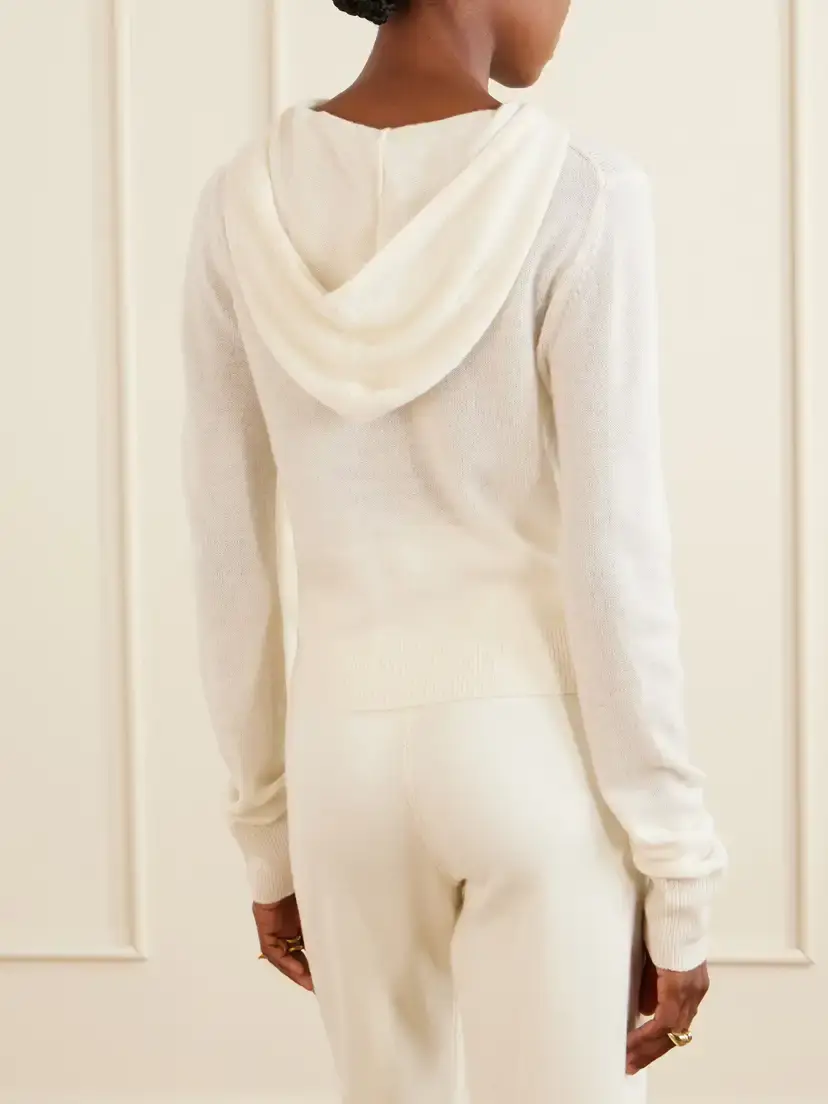 ÉTERNE Embellished Cashmere Hoodie | Thumbnail 3 ÉTERNE Embellished Cashmere Hoodie | Thumbnail 3
