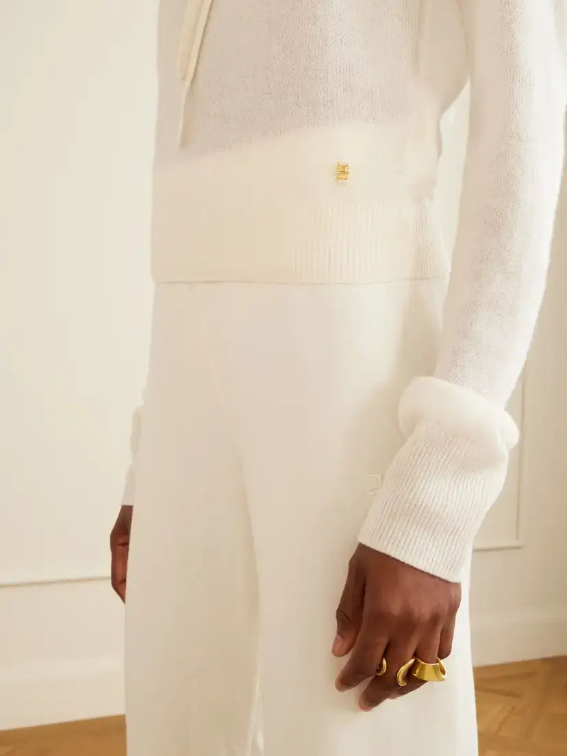 ÉTERNE Embellished Cashmere Hoodie | Thumbnail 4 ÉTERNE Embellished Cashmere Hoodie | Thumbnail 4